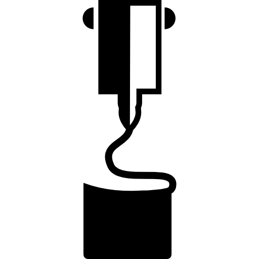 3d printer printing symbol